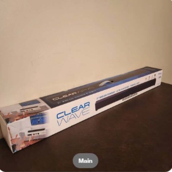 CLEAR WAVE 37" SOUNDBAR Other - CLEAR WAVE 37" Wireless Soundbar (NEW)